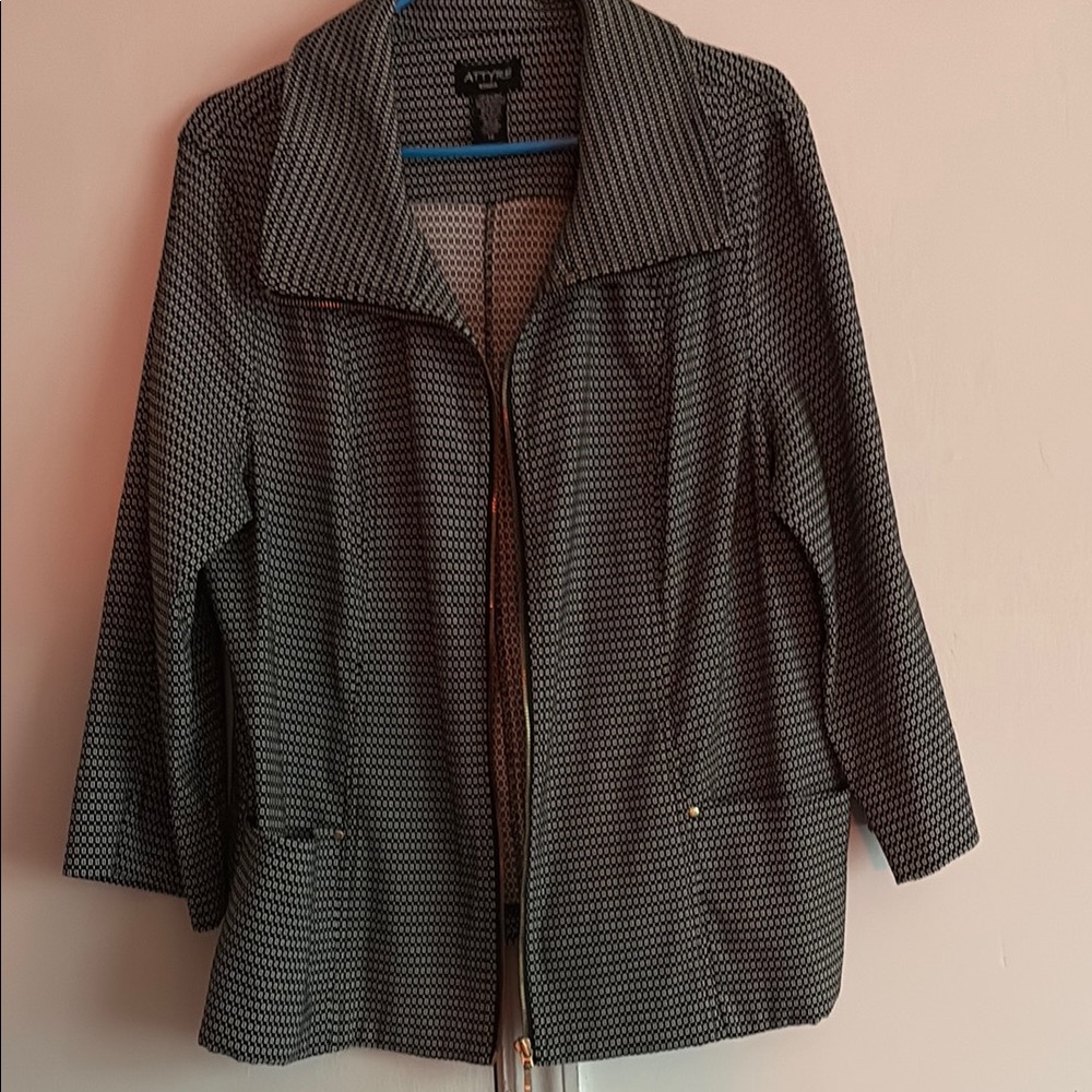 Anne Klein Black and White Women's Jacket